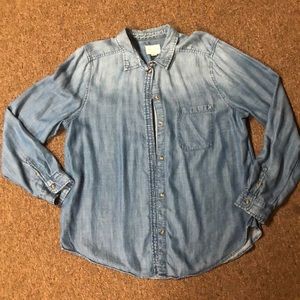 American Eagle Denim Button Down